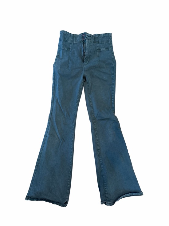 We The Free Denim - Free People Blue High-Waist Flared Women's Jeans